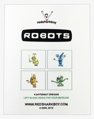 Robots Notecards - Emblem