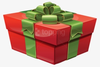 Free Png Transparent Red Large Gift Box Png Images - Christmas Gift Box Png