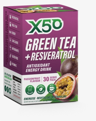 Green Tea X50 Passionfruit - X50 Green Tea