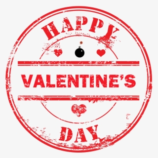 Valentines-day - Happy Valentines Day Stamp Png