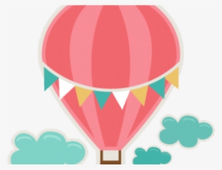 Hot Air Balloon Clipart - Pink Hot Air Balloon Clipart