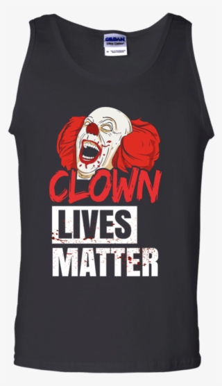 Clown Lives Matter Scary Clowns Tank Top-new Wave Tee - Sleeveless Shirt