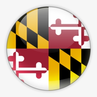 Maryland Flag Png - Maryland State Flag Circle