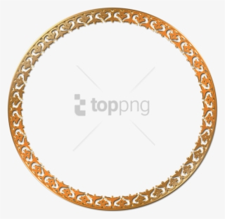 Free Png Gold Circle Frame Png Png Image With Transparent - Necklace Diamond Cartier Vintage