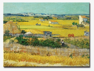 Seegart Van Gogh Wheat Field Classical Van Gogh Reproduction - Harvest At La Crau With Montmajour