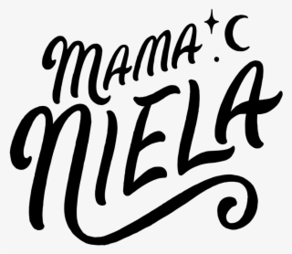Mamaniela Logo Black Web - Calligraphy