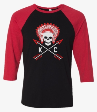 Commandeer - Crossed Arrows - Baseball Tee - Raglands - Long-sleeved T-shirt