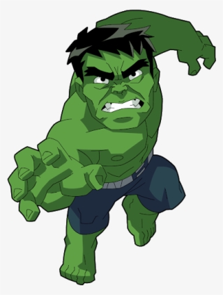 Hulk Smash Cartoon - Mini Hulk Png