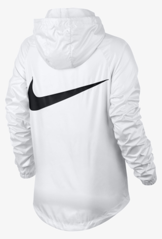 Nike Women's Packable Swoosh Jacket White - Hoodie
