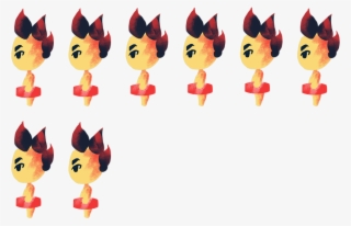 Above Is The Character Sprite Sheets For His Idle - Cartoon