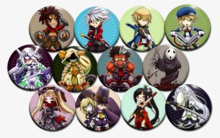 Blaz Blue Button Set - Blazblue Chibi