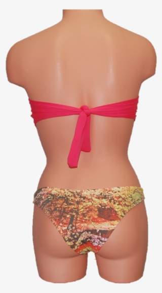 Brazilian Style Coral Bikini Top - Swimsuit Top