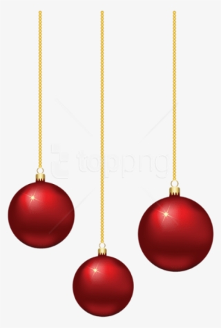 Free Png Hanging Elegant Redchristmas Balls Png - Adornos De Navidad Pelotas