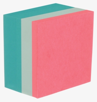 Post-it® Notes Cube 3" X 3" 490 Sheets Per Pad Poppy - Construction Paper