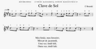 Brazuki Meu Limão Meu Limoeiro Clave De Sol Sheet Music - Arzt Attest
