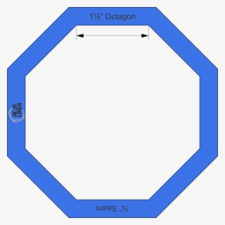 Octagon 1 1/2 Inch Acrylic Template I Spy With 3/8