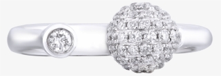 Disco Ball Hugger Ring - Pre-engagement Ring