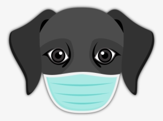 Black Labrador Emoji - Labrador Retriever