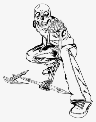 Skeleton Inking - Illustration