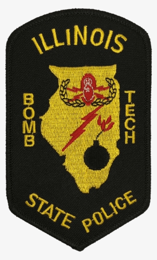 Illinois State Police Shoulder Patch Bomb Tech Chicago - Love