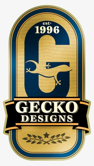Gecko Designs Pint Glass Logo - Label