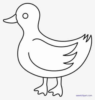 Duck Clipart Duckblack - Black And White Cliparts Of Animals
