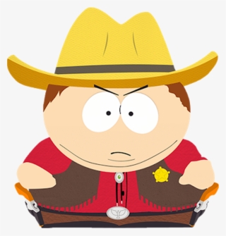 Phonedestroyer Sticker - South Park Phone Destroyer Sheriff Cartman