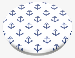 anchors away white, popsockets - anchor print