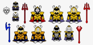 Ut, Uf, Ot Asgore, Us Toriel And Ss Sans In - Ot Sans Sprite