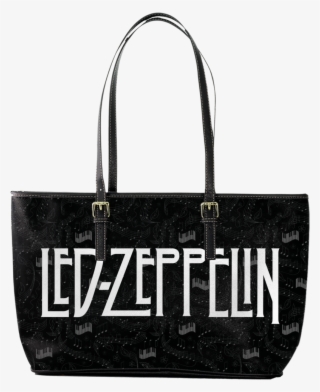 Led Zeppelin Amazing Large Leather Tote - Knebworth Led Zeppelin Cover