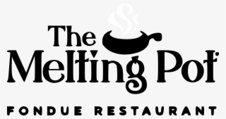 The Melting Pot Logo Black And White - Poster