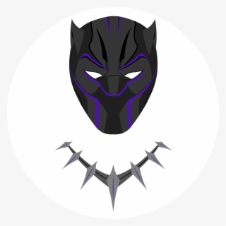 Black Panther Mask Black And White