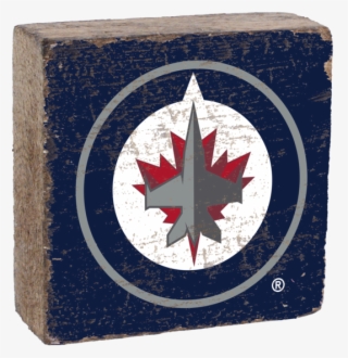 Winnipeg Jets Rustic Block - Winnipeg Jets Logo 2011