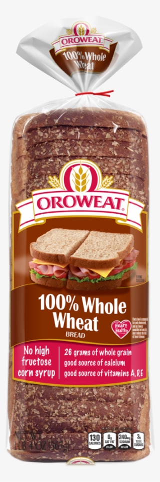 Oroweat Classic Soft 100% Whole Wheat Bread Package - Oroweat Bread