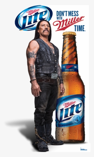 Don't Mess With Miller Time Standee - Miller Lite