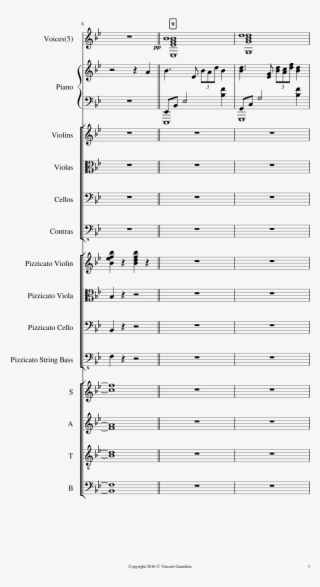 A Promise Under Falling Stars Sheet Music Composed - Number