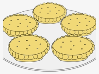 Dinner Plate Clipart Beige - Mince Pie Clip Art