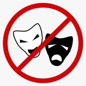 Open - No Masks Allowed Sign