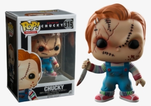 Scarred Chucky Pop Vinyl Figurine - Funko Bride Of Chucky - Scarred Chucky Pop! Vinyl Figure