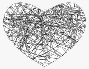 Heart - Black And White Heart Png