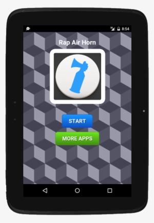 Rap Air Horn Airhorn Button اسکرین شات 2 - Tablet Computer