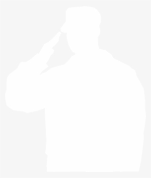 Soldier Silhouette White Transparent Png