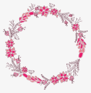 Flower Circle Png - Flower Circle Frame Png