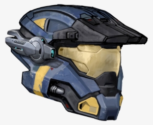 Carter's Helmet Coloured - Halo Spartan Helmet Drawing
