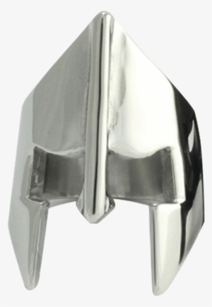 Stainless Steel Spartan Helmet Ring - Steel