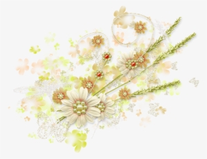 Spring, Summer, Flowers, Greens, Butterfly, Nature - Transparent Background Spring
