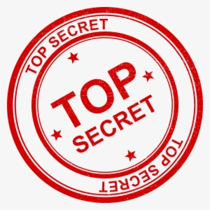 Top Stamp Png Picture Library Download - Transparent Top Secret Stamp