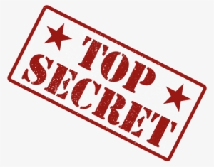 Secret Vector Transparent Background - Top Secret Self Inking Rubber Stamp - Red Ink (excelmark