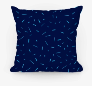 Navy Confetti Pattern Pillow - Asexual Nah