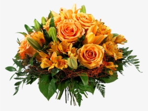 Bouquet Flowers Png - Bouquet Orange